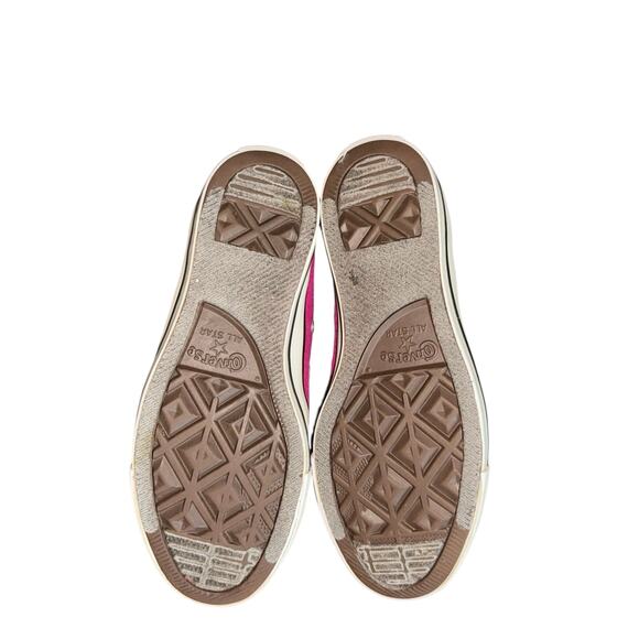 Converse All Star Pink Magenta White Chuck Taylor Paper Low Top Shoes size 7 - Picture 9 of 10